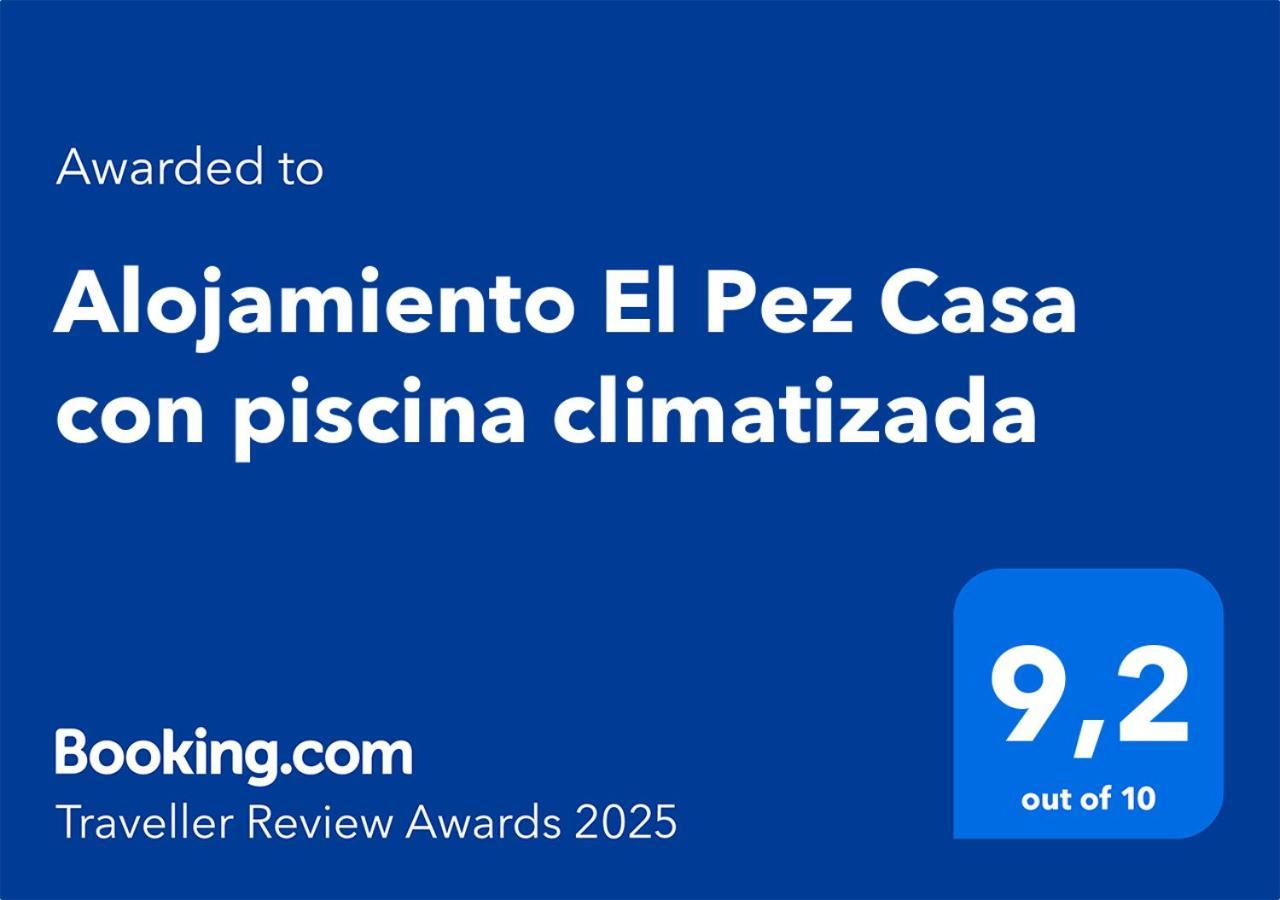 Alojamiento El Pez Casa Con Piscina Climatizada Villafranca de los Caballeros المظهر الخارجي الصورة